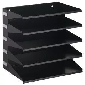 Durable 3360-01 File Storage Box, Polyester and Steel, Black