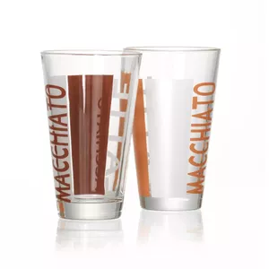 Latte Macchiato Glass Borgonovo Brown 330 ml