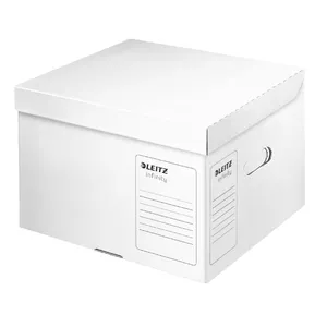 File storage box LEITZ 61030000, A4 format, white, 350×320×265 mm, 420 g
