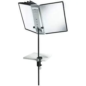 Desk Clamp Document Display Carousel Durable Sherpa 10