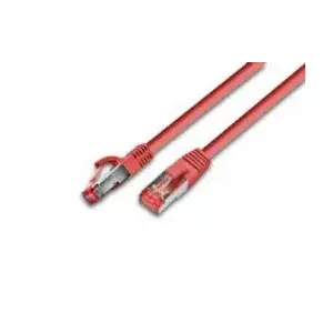 Networking Cable Wirewin Cat.6a AWG26 0.5m Red