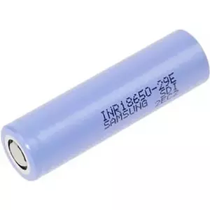 Rechargeable Li-Ion 18650 Battery Samsung INR18650-29E 3.6V 2900mAh Flat-Top