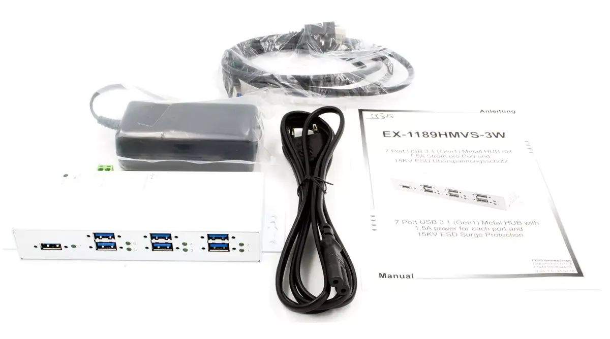 USB centrmezgls EXSYS EX-1189HMVS-3W Photo 2