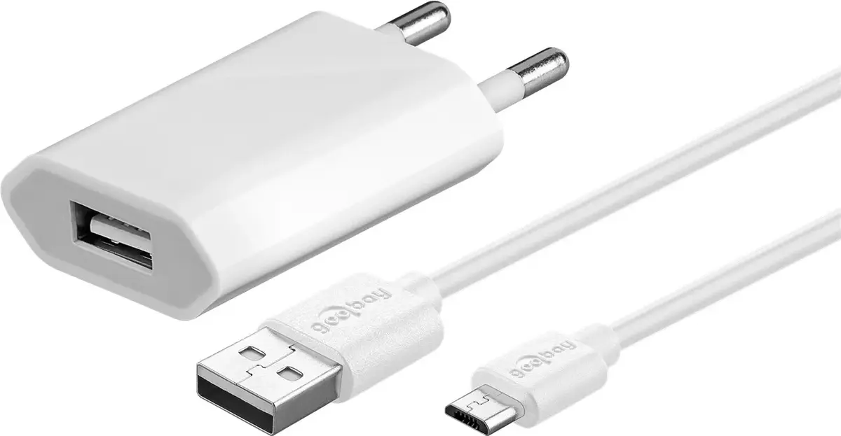 Lādētāja komplekts Goobay Micro-USB 5W 1.0A Photo 4