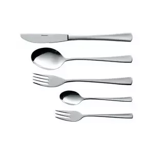 Stainless Steel Coffee Spoon Set Esmeyer Stockholm 12 pcs 18/10 Polished, Length 139 mm