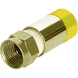 Coaxial Connector F-type Megasat 1200377 Brass 7.3 mm