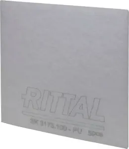 Computer cooling system part Rittal 3173.100 — fiber panel, grey, 289×289×17 mm, air-cooled