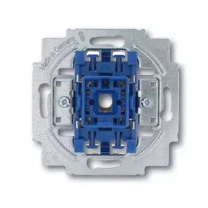 Elektriskais slēdzis 2P Busch-Jaeger 1012-0-2042 — 2 polu, 250 V, 71×71×25 mm, zils/gaiši pelēks