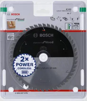 Ripzāģa disks Bosch 2 608 837 678 160 mm Photo 2