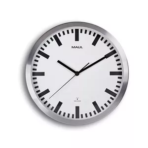 Sienas/Galda Pulkstenis MAUL 9063308 Aplis Alumīnijs Balts