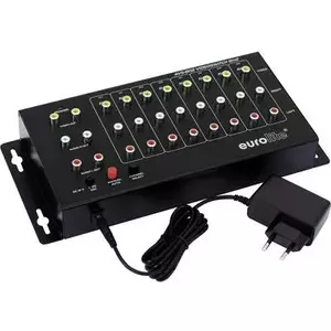 Composite Switch EUROLITE AVS-802 8-channel 2U rackmount