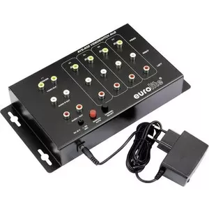 Composite switch EUROLITE AVS-402 4-channel composite video switch (model 81013101)