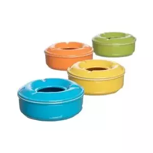 Porcelain Ashtray Ritzenhoff & Breker Pintura set of 4, dishwasher safe, 0.2 L capacity each