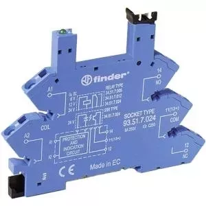 Finder 93.51.0.024 Relay Socket for Series 34 Relays