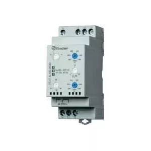 Реле контроля напряжения Finder 70.41.8.400.2030, 3-фазное, 380-415В AC, контроль нейтрали
