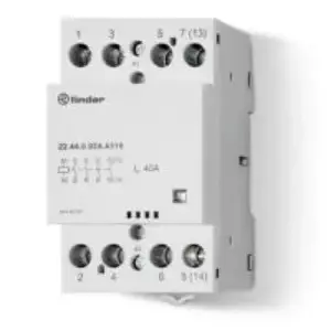 Modulārais kontaktors Finder 22.34.0.024.4320 25A 24V AC/DC