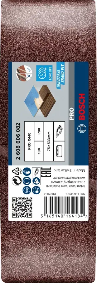 Slīpēšanas diski Bosch X440 Best for Wood and Paint Photo 2