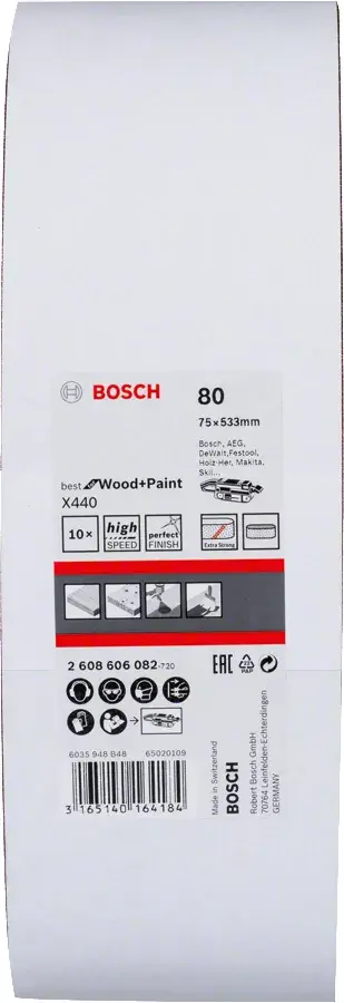 Slīpēšanas diski Bosch X440 Best for Wood and Paint Photo 3