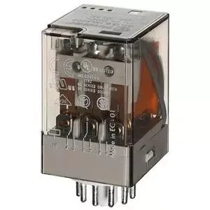 Finder 60.13.8.230.0040 Plug-in Relay, 230V AC, 10A, 3 Changeover Contacts