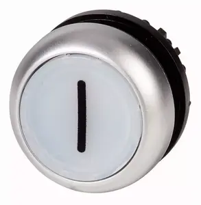 Eaton M22-DL-W-X1 Illuminated Pushbutton Actuator, White, IP66/IP67/IP69