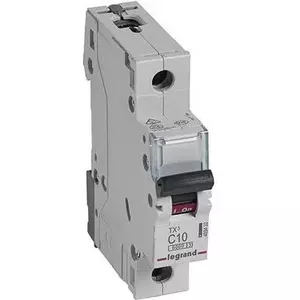 Автоматический выключатель Legrand Tx3 C10A 1-полюсный 6 кА 1 модуль (403432)