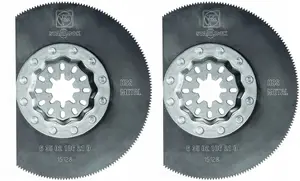 Apaļā zāģa asmeņu komplekts Fein 85 mm HSS 2 gab. (modelis 63502106220)