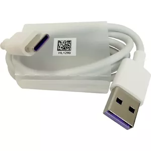 Huawei datu kabelis AP81 / HW-HL1289 Ātrs USB C tipa, 5A, 1 m, balts, bez taras (AP81)