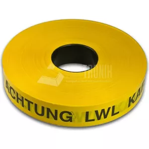Cable marking tape Lightwin Trassen 250 m Yellow – cable identification tape