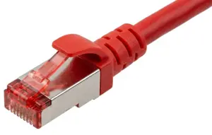 Patch cable Cat.6 SF/UTP 500MHz 0.5m red – brackton