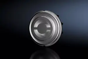 Door lock Rittal 8618.305 for racks and enclosures, zinc housing, zinc finish