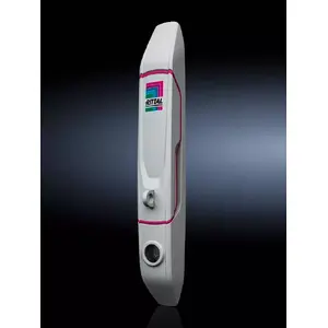 Rack door handle Rittal 8618.230 — grey zinc housing, 670 g, single-piece