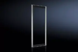 Rack door Rittal 8618.030 — Door for enclosure, aluminium frame, available in Black/Grey/Transparent, Width 800 mm, Height 2000 mm