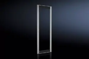 Rūtera durvis Rittal 8618.000 — alumīnija korpuss, caurspīdīgas/melnas/pelēkas, paredzētas 600×1800 mm atverēm
