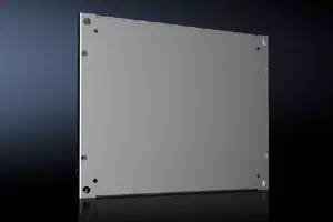 Mounting plate Rittal 8617.520 for racks — galvanized steel, 500×400 mm, 2.5 mm