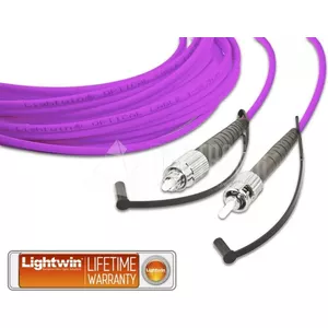 Fiber patch cable Lightwin LSP-50 FC-ST 1.0 OM4 — singlemode, 1.0 m, FC to ST