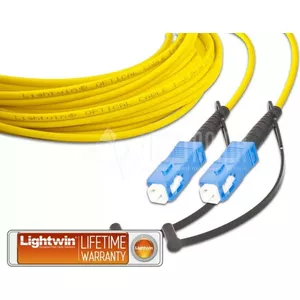 Patch Cable Lightwin LWL SM SC LSP-09 29.0 — single-mode SC‑to‑SC fiber patchcord, 29.0 m