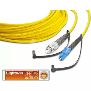 Fiber optic patch cable Lightwin LSP-09 FC-LC, singlemode, simplex, length 10.0 m