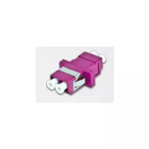 Оптический адаптер Lightwin LWL Duplex LC-LC OM4 Multimode Фиолетовый