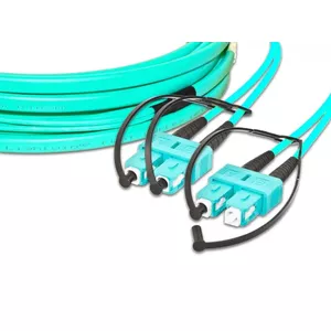 Fibre optic cable Lightwin LDP-50 SC-SC 5.0 OM3 FD 5 m Aqua