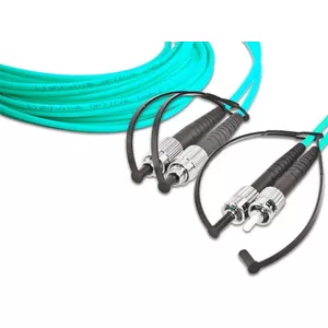 Оптоволоконный кабель Lightwin LDP-50 FC-ST 5.0 OM3 5 м Аква
