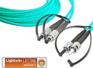 Fibre optic cable Lightwin LDP-50 FC-ST 5.0 OM3 5 m Aqua