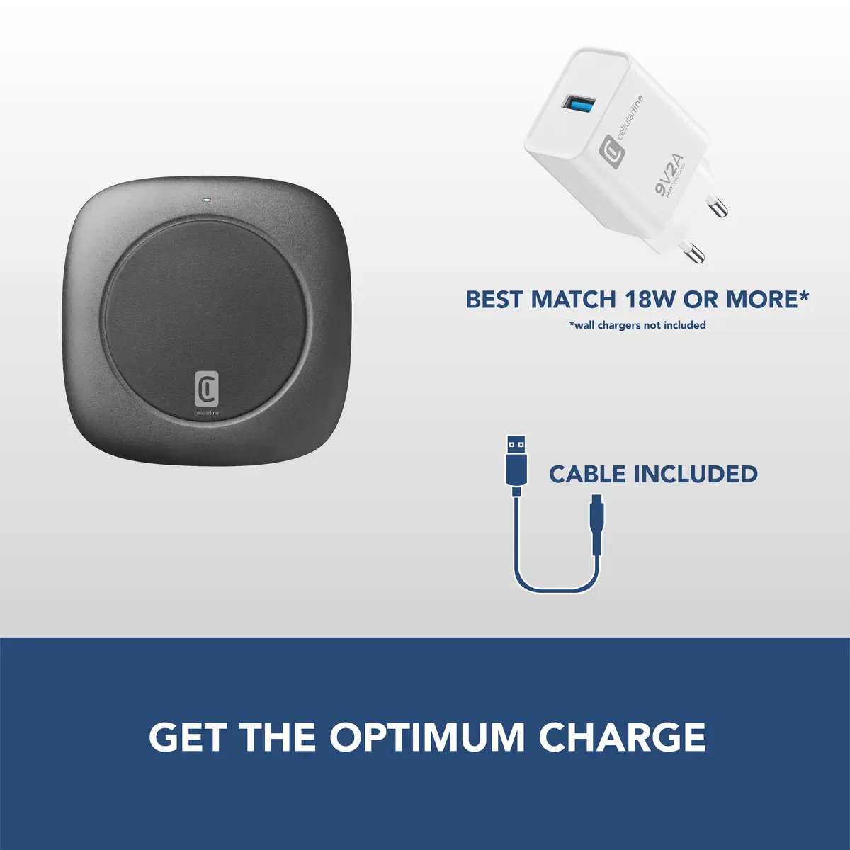 Cellularline Easy Wireless Charger WIRELESSPAD10WK Photo 6