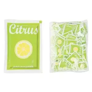HYGOSTAR disposable refreshment wipes Erfrischungstuch Citrus Light 250 pcs, lemon scent