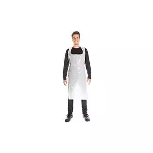 Disposable PE Apron HYGOSTAR 25 µm white LDPE One Size