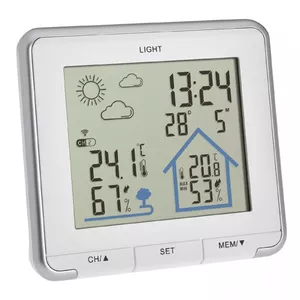 Hygrometer Thermometer TFA-Dostmann Life White Battery