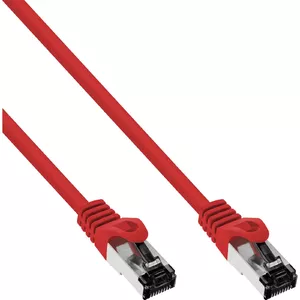InLine Patch cable S/FTP PiMf Cat.8.1 2000MHz halogen-free red 0.5m