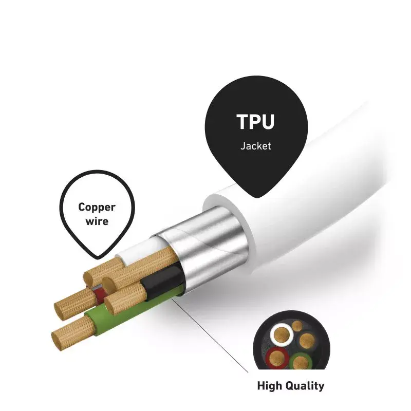 Type-C cable SBS Lightning TECABLELIGTC1W Photo 4