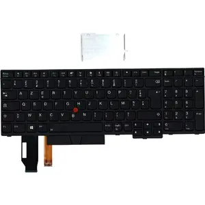 Keyboard for Lenovo T590/L580/E580/E590/P52/P72 AZERTY Black