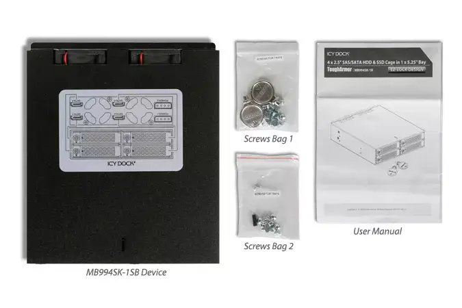 Drive Bay Panel Icy Dock MB994SK-1B Photo 5