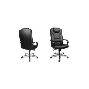 Biroja krēsls Topstar Comfort Point 50 — pagriežams, melna mākslīgā āda, modelis 7819 D60
